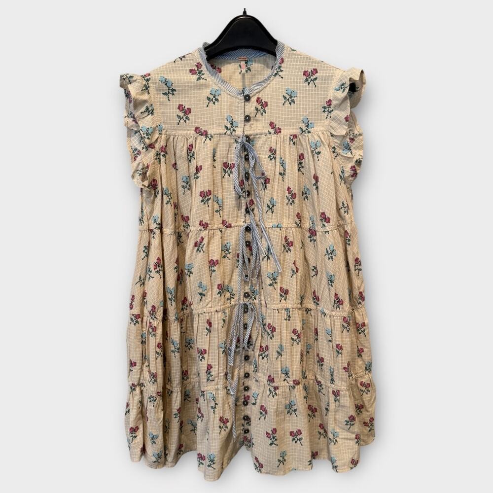 Free People Sundown Print Tunic Dress Size XS - Picture 9 of 16
